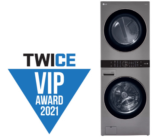 LG전자의 원바디 세탁건조기 '워시타워'가 기존 드럼세탁기를 제치고 미국 매체 트와이스의 'VIP 어워드'에서 최고 제품에 선정됐다. <LG전자 제공>